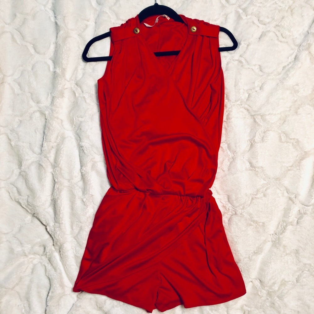 Rachel Roy red romper